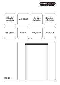 Bedienungsanleitung Küppersbusch ITE 2390-1 Gefrierschrank