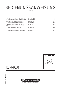 Handleiding Küppersbusch IG 446.0B Vaatwasser