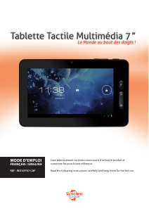 Mode d’emploi Synchro Digital INOSOP07-CAP Tablette