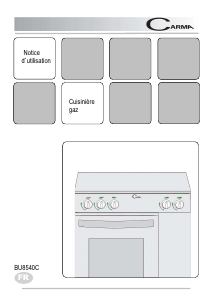 Mode d’emploi Carma BU8540C Cuisinière