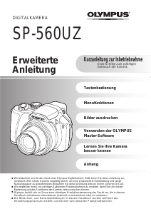 Bedienungsanleitung Olympus SP-560UZ Digitalkamera