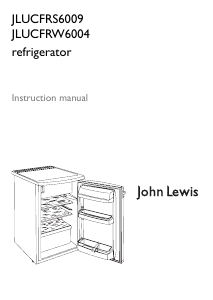 Bruksanvisning John Lewis JLW 6004 Kylskåp
