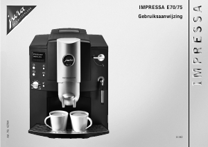 Bedienungsanleitung Jura IMPRESSA E75 Kaffeemaschine
