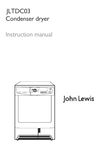 Handleiding John Lewis JLTDC 03 Wasdroger