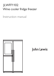 Handleiding John Lewis JLWFF 1102R Koel-vries combinatie