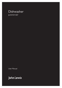 Manual John Lewis JLDWW 1307 Dishwasher