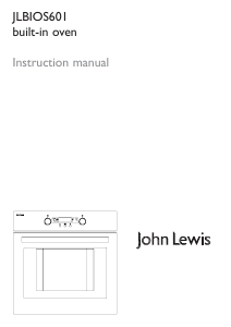 Handleiding John Lewis JLBIOS601 Oven