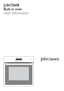 Manual John Lewis JLBIOS608 Oven