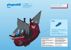 Bruksanvisning Playmobil set 4806 Pirates Spökskepp