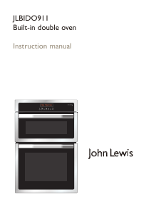 Manual John Lewis JLBIDO911 Oven