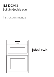 Manual John Lewis JLBIDO913X Oven