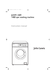 Handleiding John Lewis JLWM 1409 Wasmachine