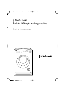 Handleiding John Lewis JLBIWM 1401 Wasmachine