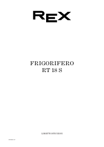 Manuale Rex RT18F Frigorifero