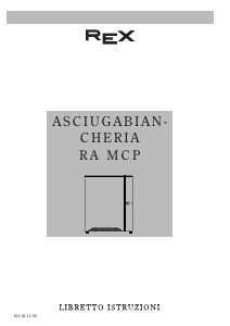 Manuale Rex RAMCP Asciugatrice