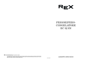 Manuale Rex RC32SN Frigorifero-congelatore