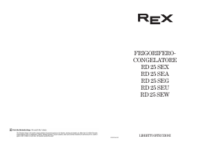 Manuale Rex RD25SEW Frigorifero-congelatore