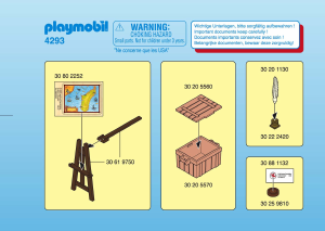 Manuale Playmobil set 4293 Pirates Capitano dei pirati