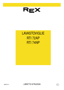Manuale Rex RTI72AP Lavastoviglie