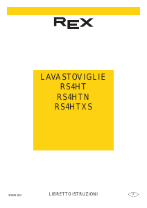 Manuale Rex RS4HTXS Lavastoviglie