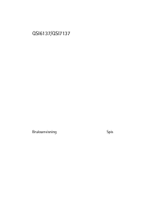 Bruksanvisning Husqvarna-Electrolux QSI6137K Spis