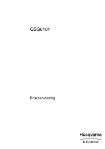 Bruksanvisning Husqvarna-Electrolux QSI6110X Komfyr