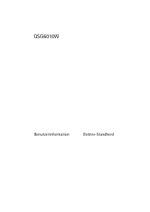 Bedienungsanleitung Husqvarna-Electrolux QSG6010W Herd