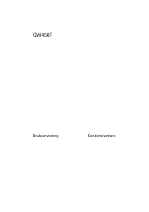 Bruksanvisning Husqvarna-Electrolux QW458T Torktumlare