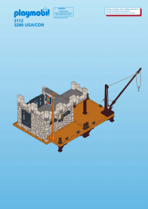Manuale Playmobil set 3112 Pirates Fortezza prigione