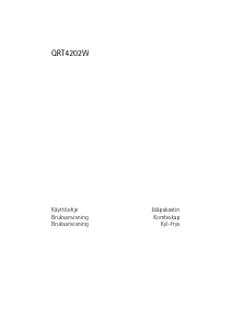 Bruksanvisning Husqvarna-Electrolux QRT4202W Kyl-frys
