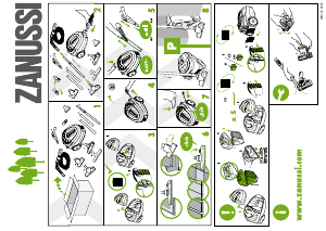 Наръчник Zanussi ZAN2010EL Прахосмукачка