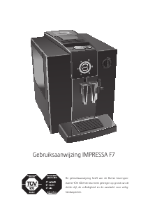 Bedienungsanleitung Jura IMPRESSA F7 Kaffeemaschine