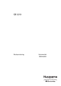 Bruksanvisning Husqvarna-Electrolux QB5210W Diskmaskin