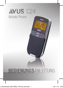 Manual Avus C24 Mobile Phone