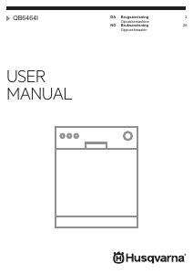 Brugsanvisning Husqvarna QB6464I Opvaskemaskine