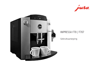 Handleiding Jura IMPRESSA F707 Koffiezetapparaat