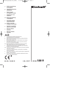 Návod Einhell BT-EW 150 V Zváračka