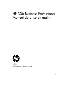 Mode d’emploi HP 30b Calculatrice