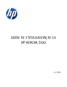 Mode d’emploi HP 2100 Webcam
