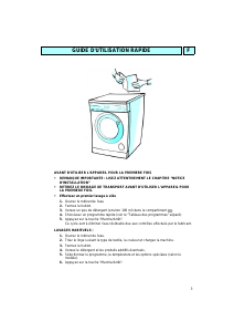 Mode d’emploi Ignis MIA 6000 Lave-linge