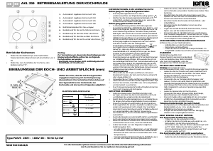 Bedienungsanleitung Ignis AKL 359/NE/03 Kochfeld
