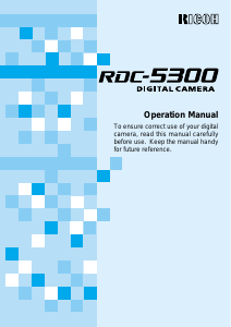 Handleiding Ricoh RDC-5300 Digitale camera