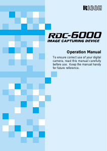 Handleiding Ricoh RDC-6000 Digitale camera