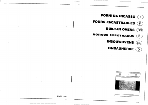 Manual de uso Smeg SE330X Horno