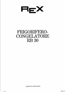 Manuale Rex RB30 Frigorifero-congelatore