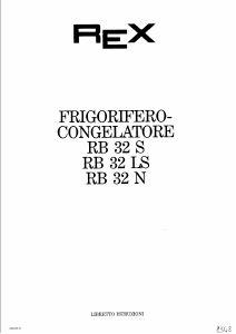 Manuale Rex RB32S Frigorifero-congelatore