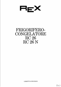 Manuale Rex RC26N Frigorifero-congelatore