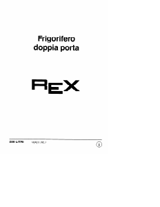 Manuale Rex RF28D Frigorifero-congelatore