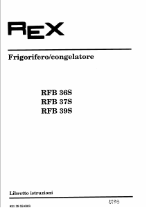 Manuale Rex RFB36S Frigorifero-congelatore