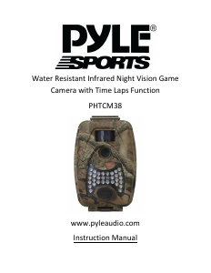 Manual Pyle PHTCM38 Action Camera